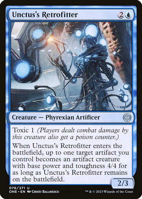 Phyrexia: All Will Be One - 76 - Unctus's Retrofitter - Uncommon