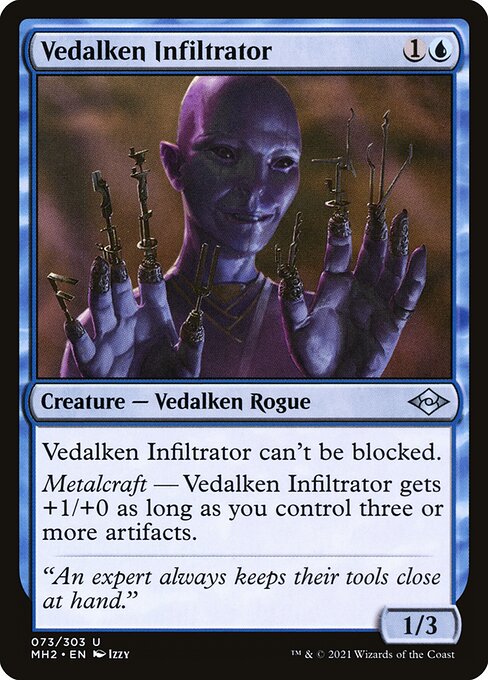 Modern Horizons 2 - 73 - Vedalken Infiltrator - Uncommon