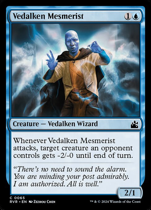 Ravnica Remastered - 65 - Vedalken Mesmerist - Common