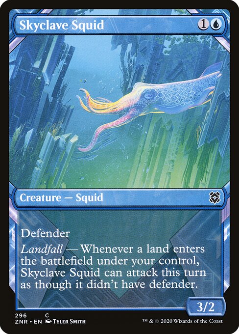 Zendikar Rising - 296 - Skyclave Squid - Common