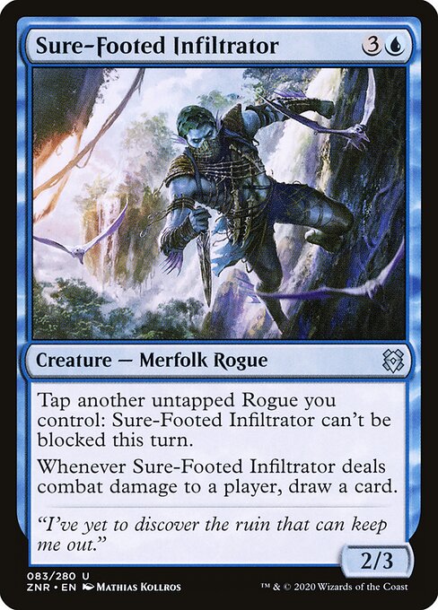 Zendikar Rising - 83 - Sure-Footed Infiltrator - Uncommon