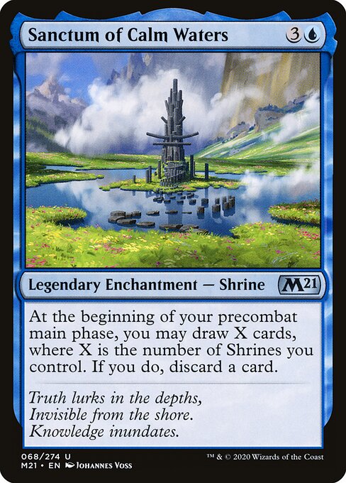 Core Set 2021 - 68 - Sanctum of Calm Waters - Uncommon
