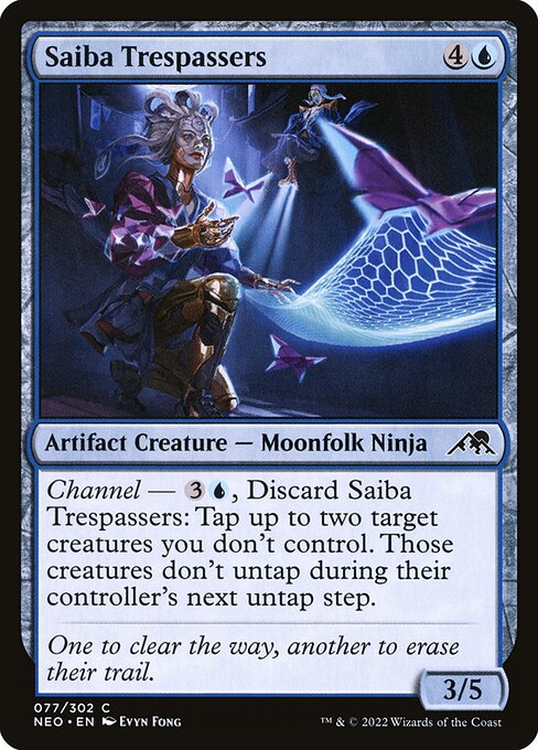 Kamigawa: Neon Dynasty - 77 - Saiba Trespassers - Common