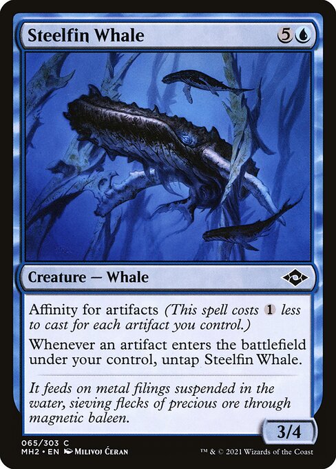 Modern Horizons 2 - 65 - Steelfin Whale - Common