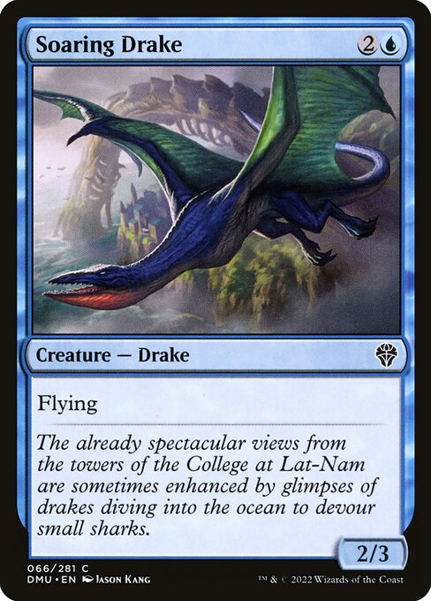 Dominaria United - 66 - Soaring Drake - Common