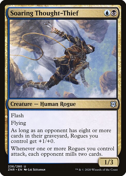 Zendikar Rising - 236 - Soaring Thought-Thief - Uncommon
