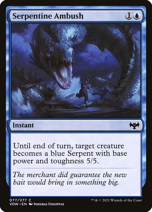 Innistrad: Crimson Vow - 77 - Serpentine Ambush - Common