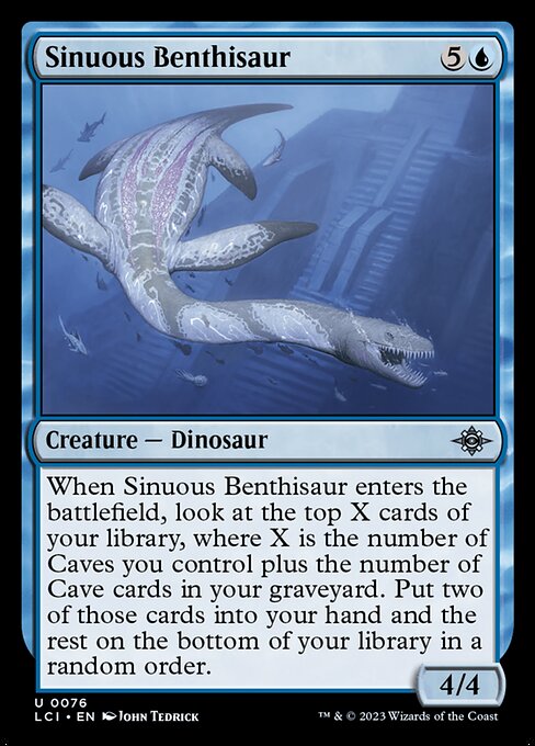 The Lost Caverns of Ixalan - 76 - Sinuous Benthisaur - Uncommon