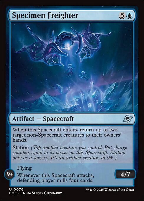 Edge of Eternities - 76 - Specimen Freighter - Uncommon