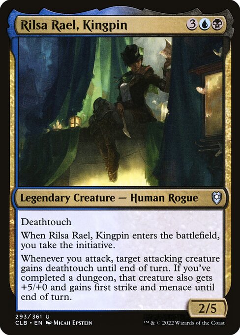 Commander Legends: Battle for Baldur's Gate - 293 - Rilsa Rael, Kingpin - Uncommon