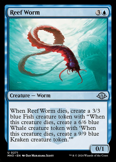 Modern Horizons 3 - 271 - Reef Worm - Uncommon