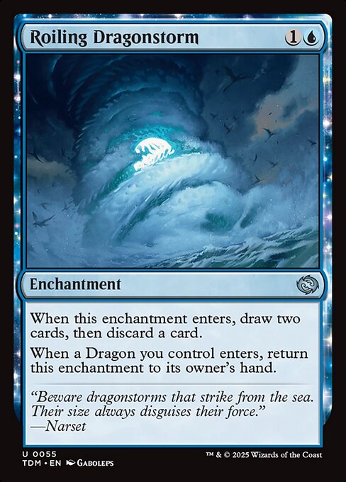 Tarkir: Dragonstorm - 55 - Roiling Dragonstorm - Uncommon
