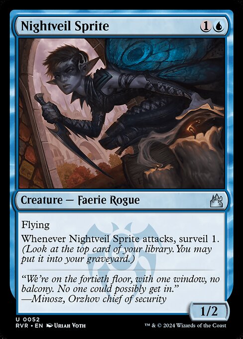 Ravnica Remastered - 52 - Nightveil Sprite - Uncommon