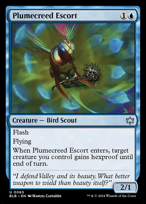 Bloomburrow - 65 - Plumecreed Escort - Uncommon