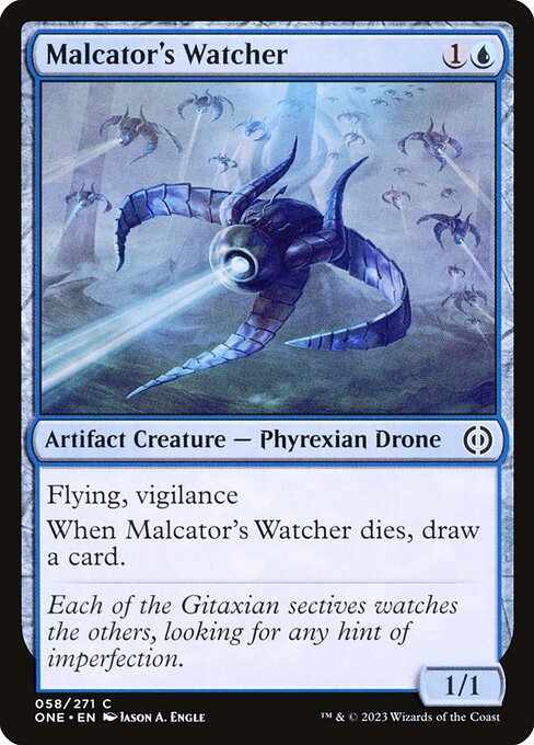 Phyrexia: All Will Be One - 58 - Malcator's Watcher - Common