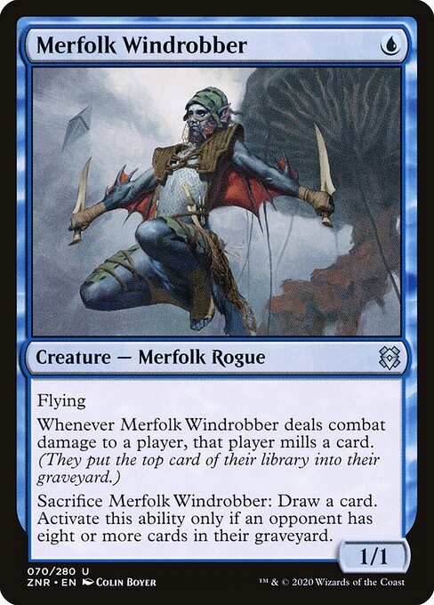 Zendikar Rising - 70 - Merfolk Windrobber - Uncommon