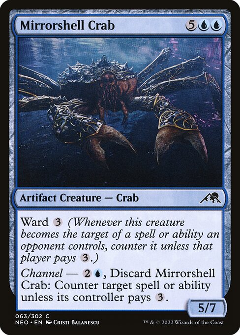 Kamigawa: Neon Dynasty - 63 - Mirrorshell Crab - Common