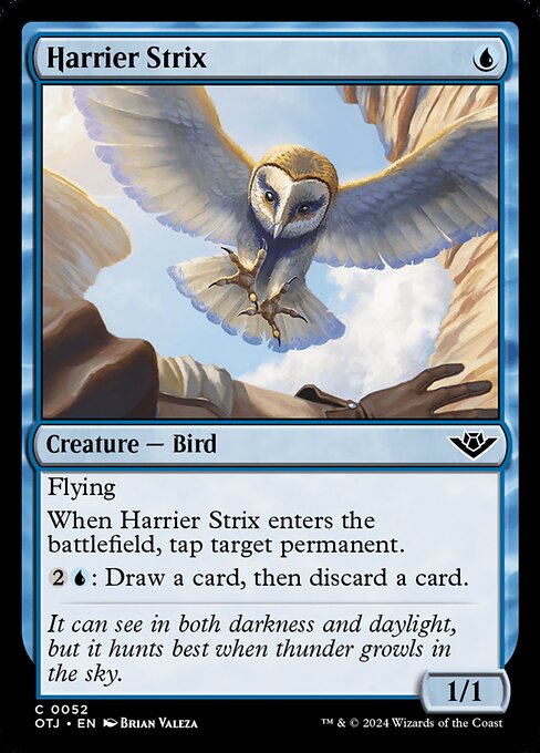 Outlaws of Thunder Junction - 52 - Harrier Strix - Common