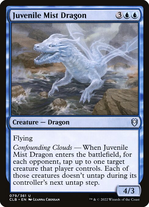 Commander Legends: Battle for Baldur's Gate - 79 - Juvenile Mist Dragon - Uncommon