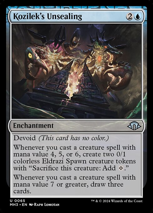 Modern Horizons 3 - 65 - Kozilek's Unsealing - Uncommon