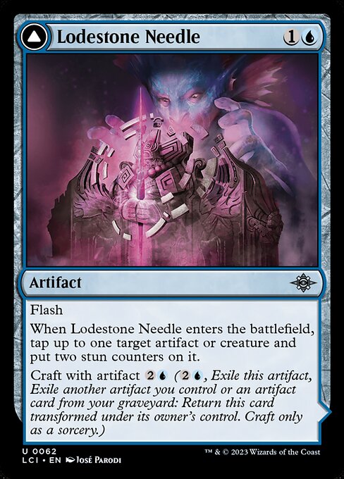 The Lost Caverns of Ixalan - 62 - Lodestone Needle // Guidestone Compass - Uncommon