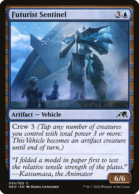 Kamigawa: Neon Dynasty - 54 - Futurist Sentinel - Common