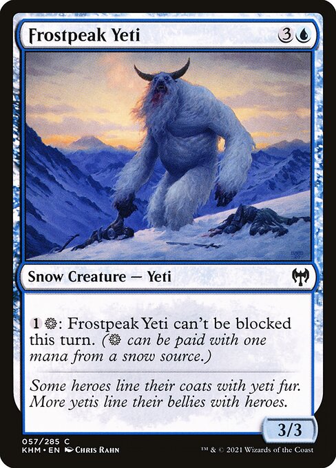 Kaldheim - 57 - Frostpeak Yeti - Common