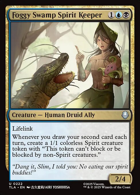 Avatar: The Last Airbender - 222 - Foggy Swamp Spirit Keeper - Uncommon