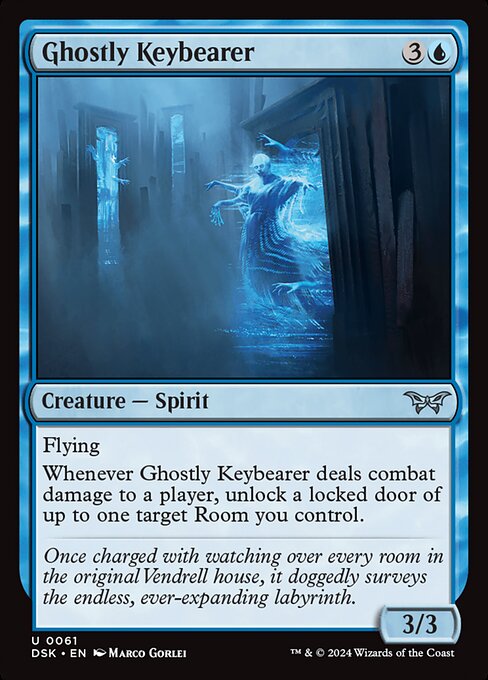 Duskmourn: House of Horror - 61 - Ghostly Keybearer - Uncommon
