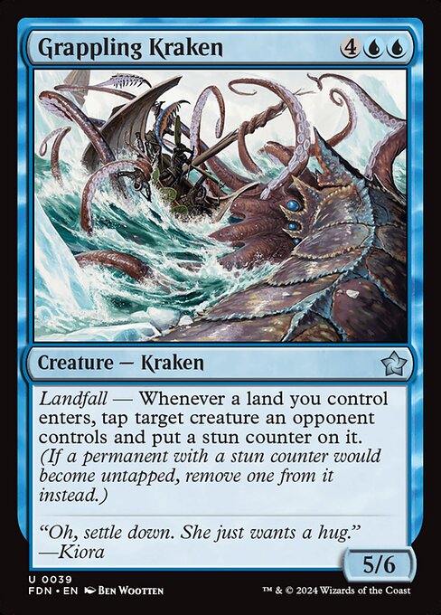 Foundations - 39 - Grappling Kraken - Uncommon