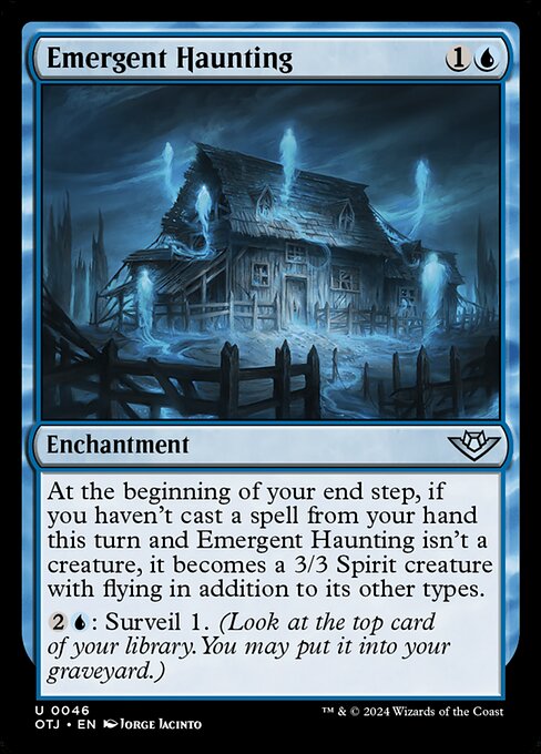 Outlaws of Thunder Junction - 46 - Emergent Haunting - Uncommon