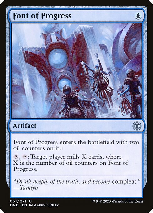 Phyrexia: All Will Be One - 51 - Font of Progress - Uncommon