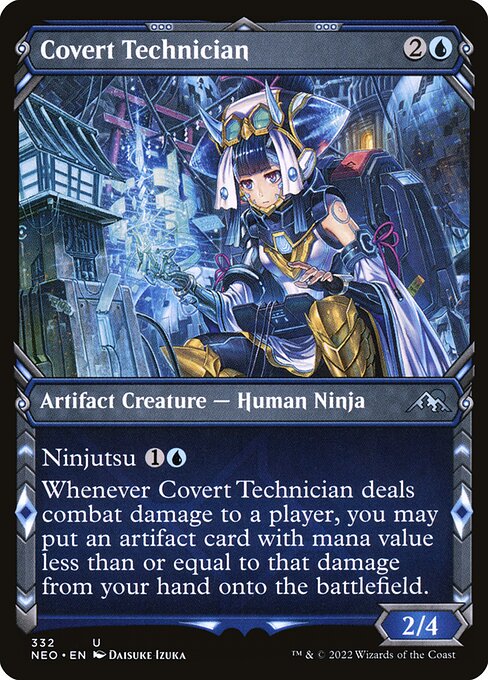 Kamigawa: Neon Dynasty - 332 - Covert Technician - Uncommon