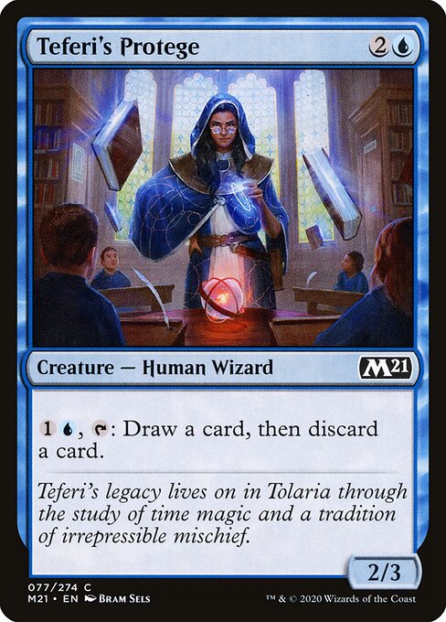 Core Set 2021 - 77 - Teferi's Protege - Common