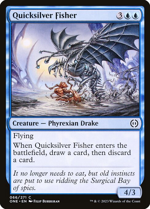 Phyrexia: All Will Be One - 66 - Quicksilver Fisher - Common