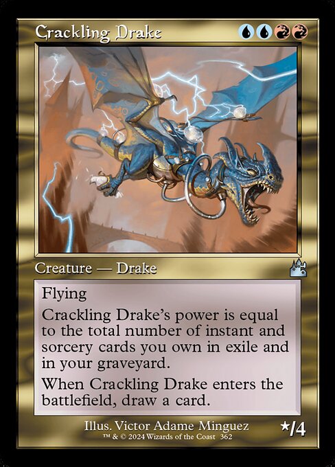 Ravnica Remastered - 362 - Crackling Drake - Uncommon