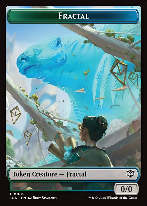Secrets of Strixhaven Tokens - 5 - Fractal - Common