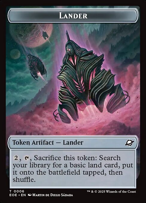 Edge of Eternities Tokens - 6 - Lander - Common