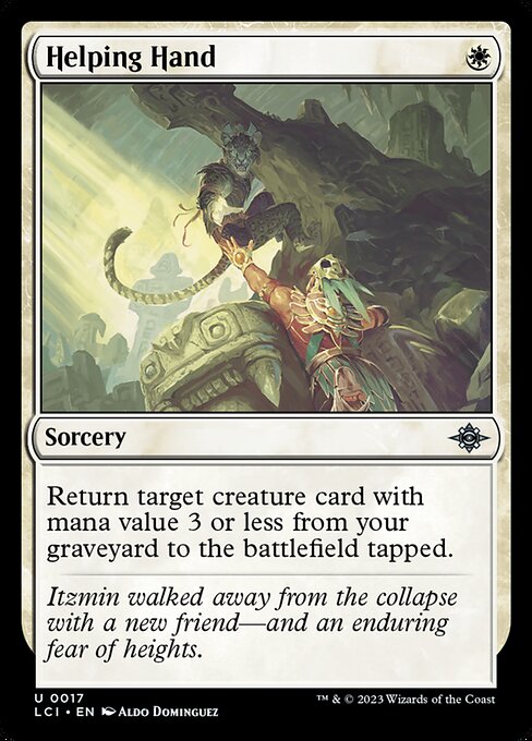 The Lost Caverns of Ixalan - 17 - Helping Hand - Uncommon