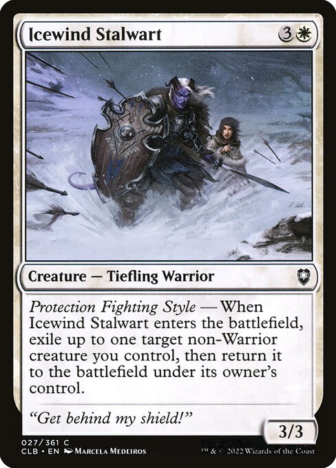 Commander Legends: Battle for Baldur's Gate - 27 - Icewind Stalwart - Common