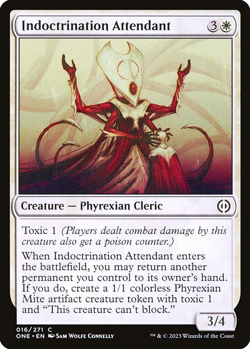 Phyrexia: All Will Be One - 16 - Indoctrination Attendant - Common
