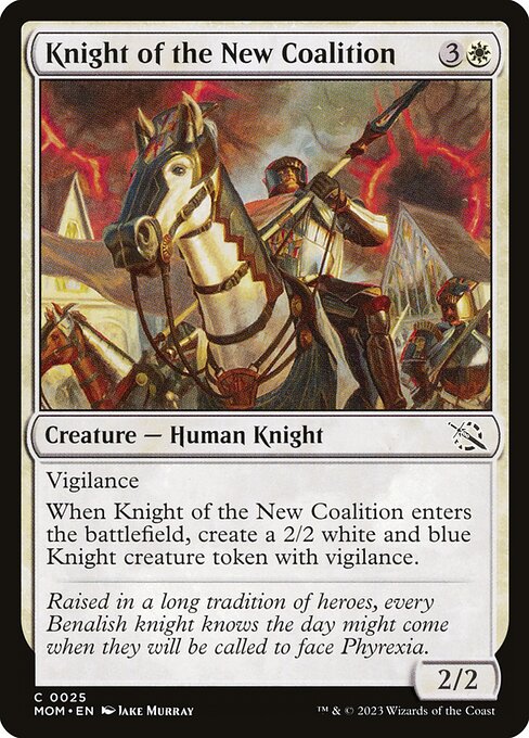 March of the Machine - 25 - Knight of the New Coalition - Common