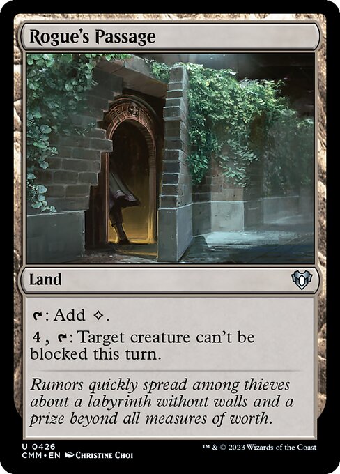 Commander Masters - 426 - Rogue's Passage - Uncommon