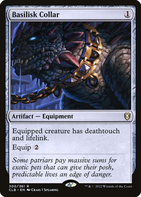 Commander Legends: Battle for Baldur's Gate - 300 - Basilisk Collar - Rare