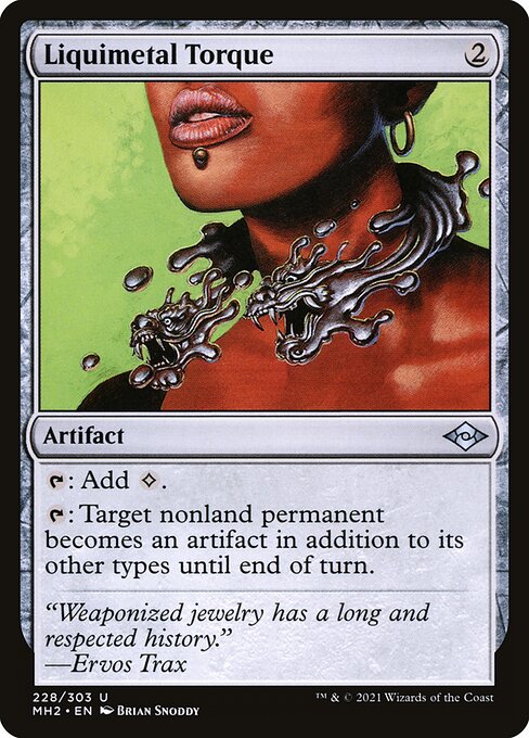 Modern Horizons 2 - 228 - Liquimetal Torque - Uncommon
