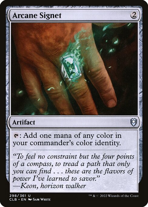 Commander Legends: Battle for Baldur's Gate - 298 - Arcane Signet - Uncommon
