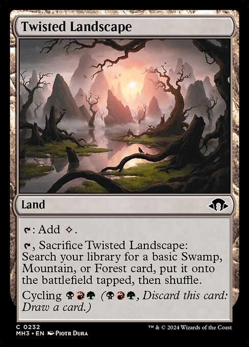 Modern Horizons 3 - 232 - Twisted Landscape - Common