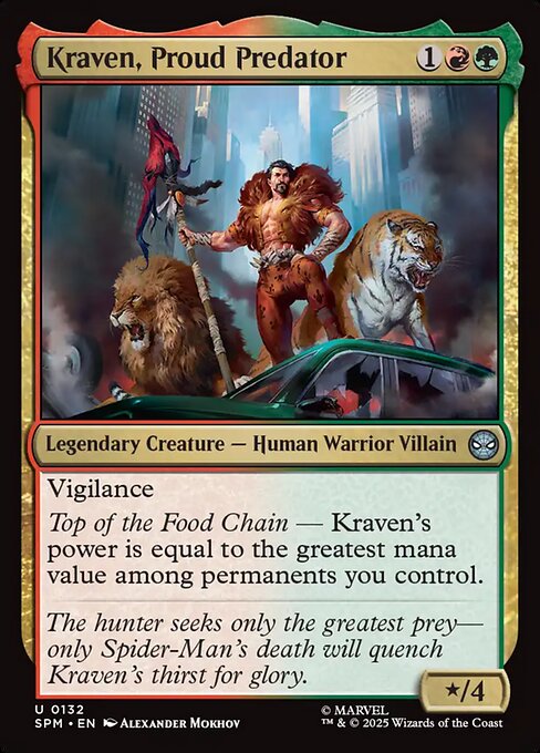 Marvel's Spider-Man - 132 - Kraven, Proud Predator - Uncommon