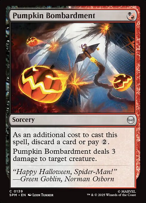 Marvel's Spider-Man - 139 - Pumpkin Bombardment - Common