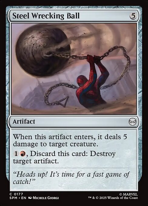 Marvel's Spider-Man - 177 - Steel Wrecking Ball - Common